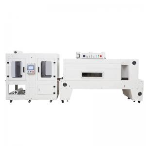 Automatic sleeve wrapper and PE shrink tunnel