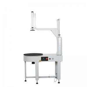 DBC800S semi-automatic stretch film wrapping machine with top plate