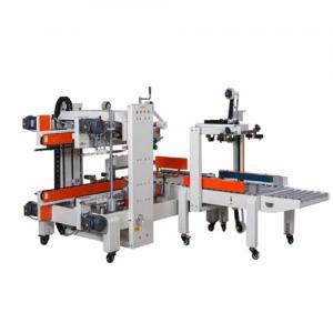  FXS-7050 Automatic carton edges sealer + FXC5050 Carton Sealer